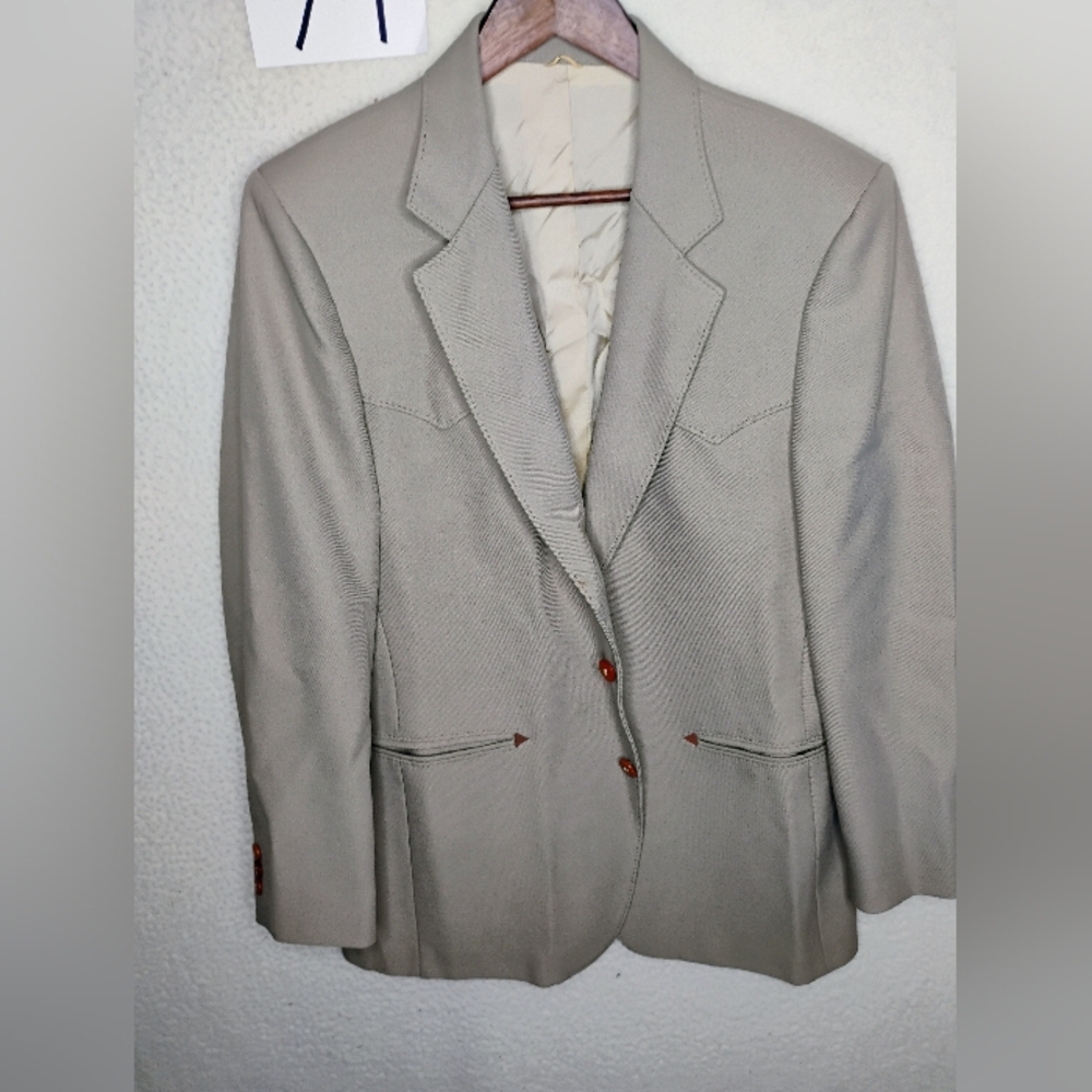 Desert Collection by Knack Men's Blazer Western Wear Outlaw Jacket Coat Size 42R